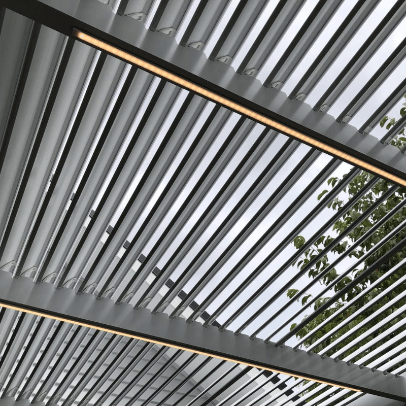 commercial louvre pergola custom made auckland nz made