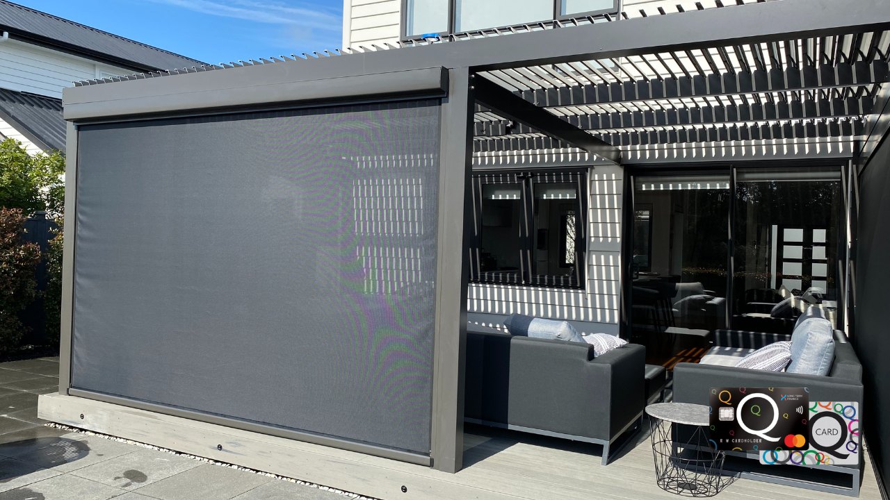 mesh ziptrak Auckland louvrespan