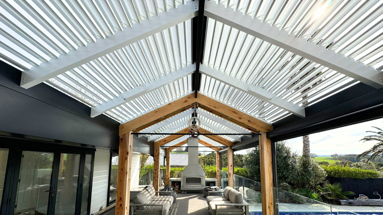 Pitched gabled louvre Auckland